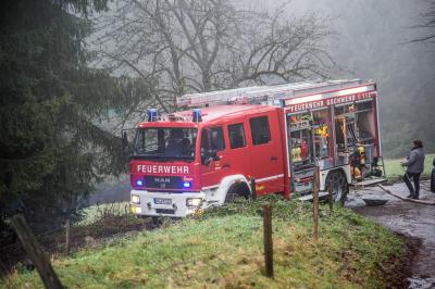 Gschwend-Horlachen: Ferienhaus Schwaebischer Wald in Vollbrand